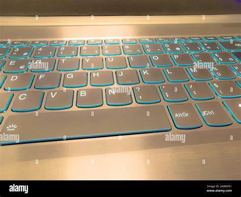 Keyboard With Blue Backlight