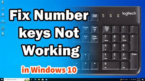 How to fix keyboard numbers not working?