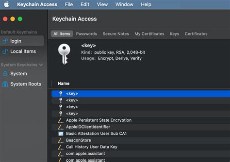 Keychain Access System