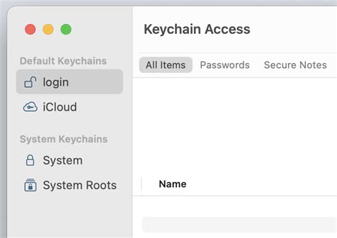 Keychain Access Unable To Delete