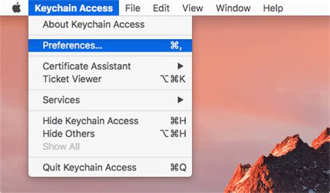 Keychain Access Won't Quit