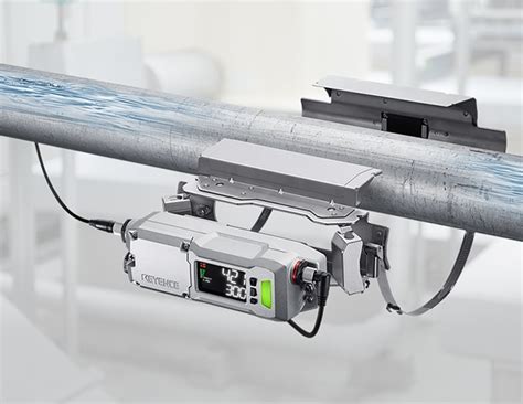 keyence clamp on flow meter