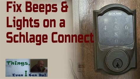 Keyless Door Lock Beeping