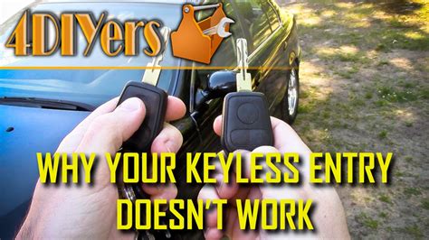 Keyless Entry Remote Doesn't Work