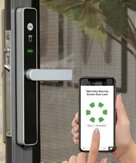 Keyless Lock For Security Screen Door