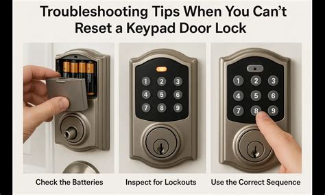 Keypad Code Lock Reset
