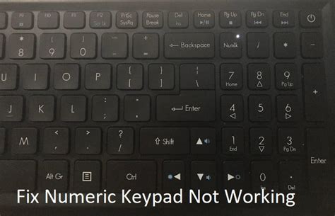 Keypad Not Working In Windows 10