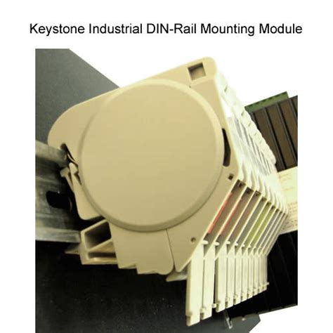 Keystone Din-Rail Mounting Module