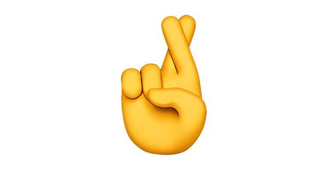 keystroke for fingers crossed emoji