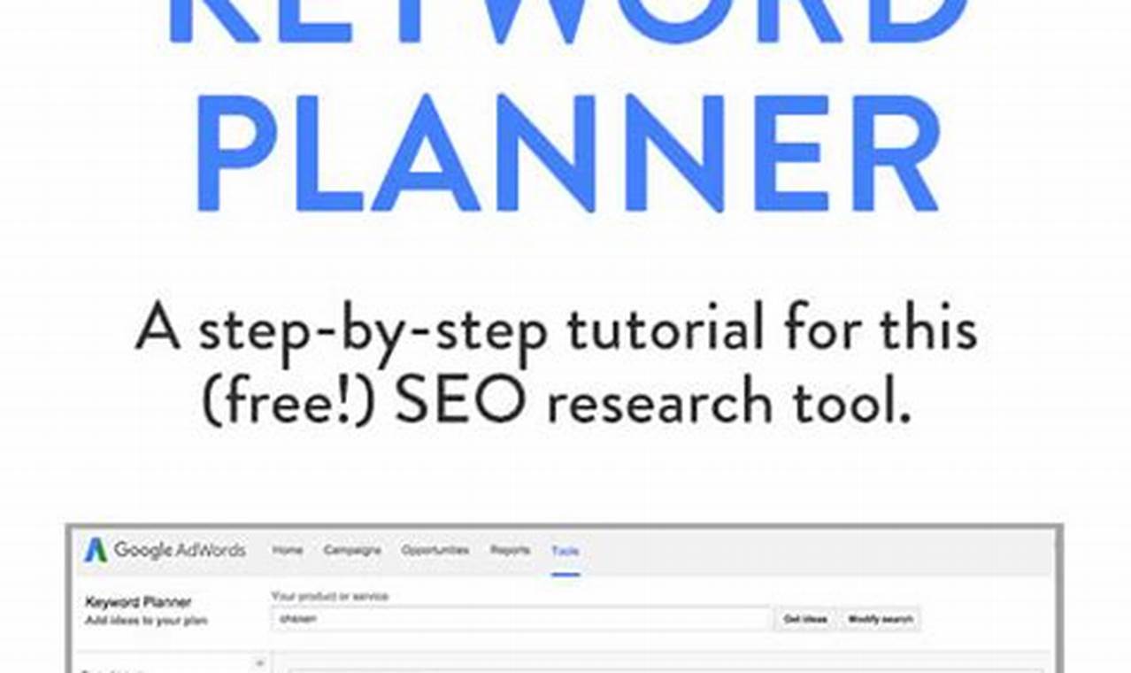 keyword planner free