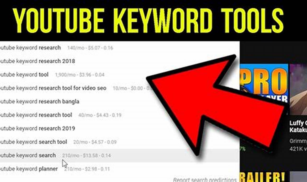 keyword tool youtube free