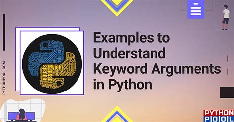 keyword argument in python example