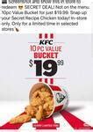 Kfc 19 99 Bucket