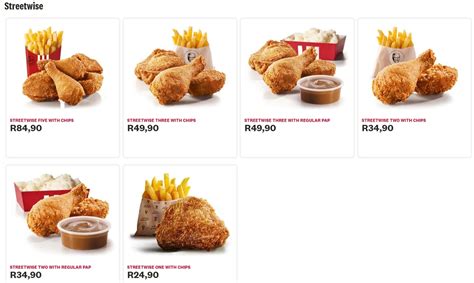 kfc 2 piece meal price