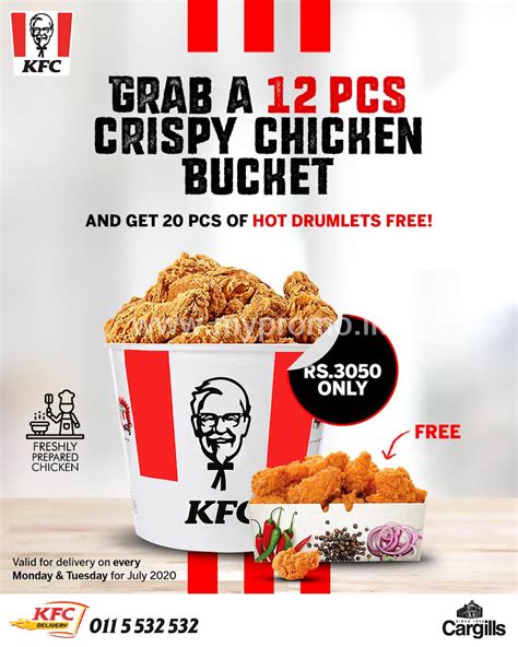 kfc chicken bucket price sri lanka