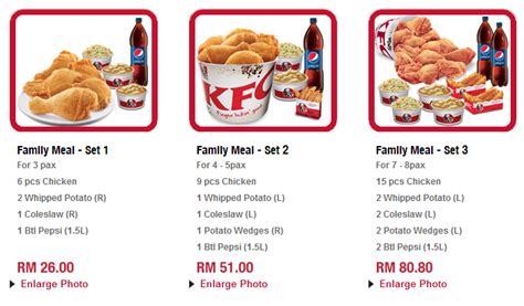 kfc delivery menu malaysia 2014