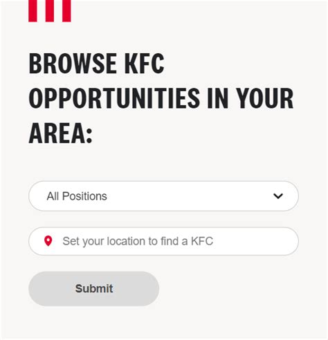 kfc job application website