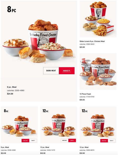 Kfc Menu And Prices Uk