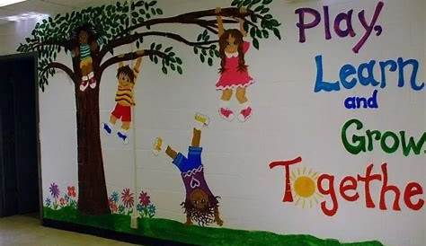 Early Childhood Classes Kindergarten Wish Tree 3d Wall Decoration