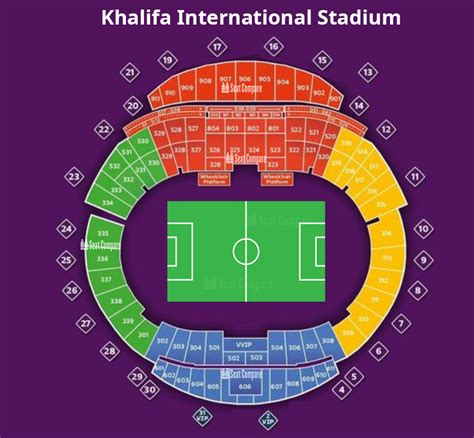 khalifa stadium seat map