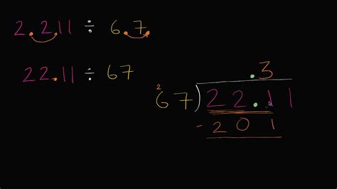 Dividing by a multidigit decimal Decimals PreAlgebra