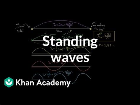 Standing waves in open tubes Mechanical waves and sound