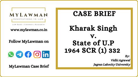 kharak singh v. state of u.p