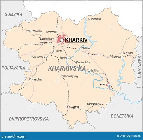 kharkiv oblast ukraine map