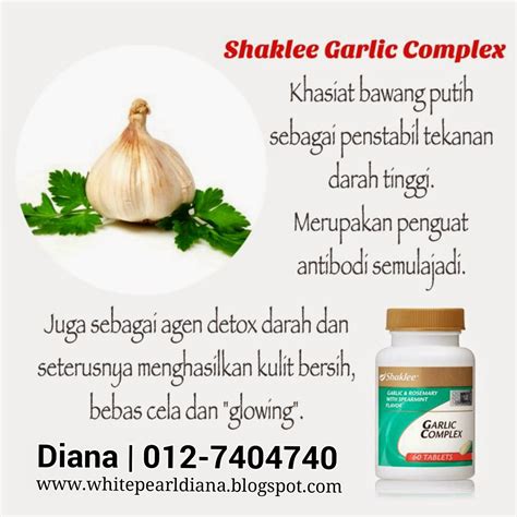 Vitamin Sihat Semulajadi Khasiat Dan Kebaikan Garlic Complex Shaklee