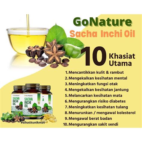 Sacha Inchi Oil Kesan Seawal 3 Hari Product/Service Facebook 5 Photos