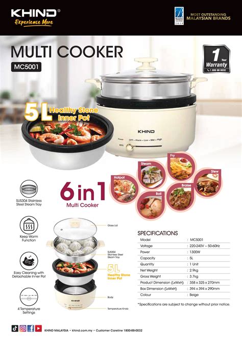 Khind Multi Cooker Recipes