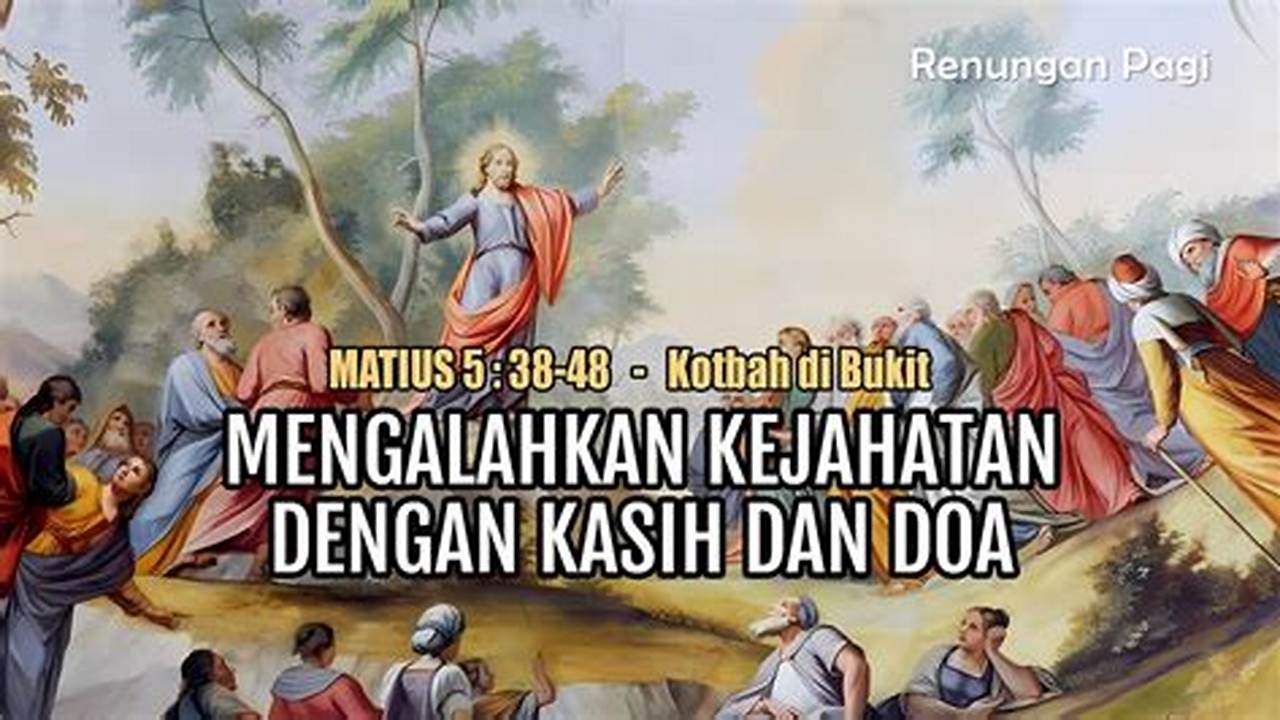 Khotbah Matius 5 21 37