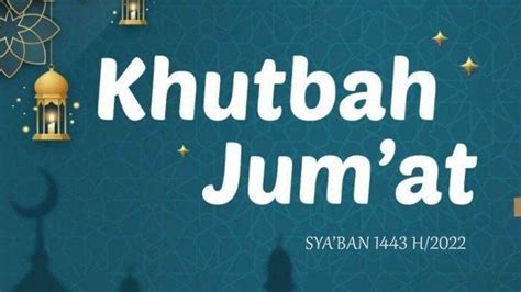 khutbah jumat di bulan syaban