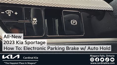 kia sportage parking brake