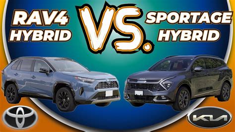 kia sportage vs toyota rav4 hybrid