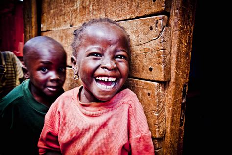 Kibera children smiling