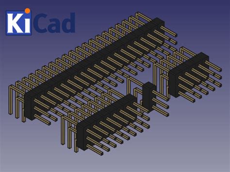 Kicad Pin Header Library