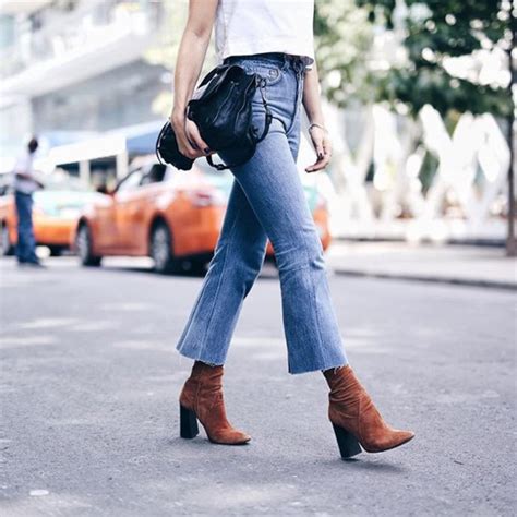 kick flare jeans boots