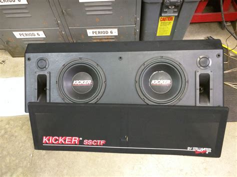 kicker full range speaker boxes