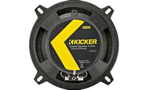 Kicker 46CSC54 CS Series 51/4" 2Way Car Speakers Singh Electronics
