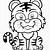 kid coloring pages tiger