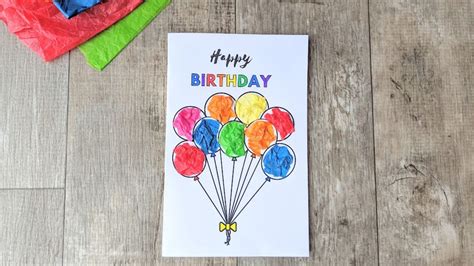 Kid Craft Birthday Card Ideas