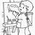 kid painting coloring pages