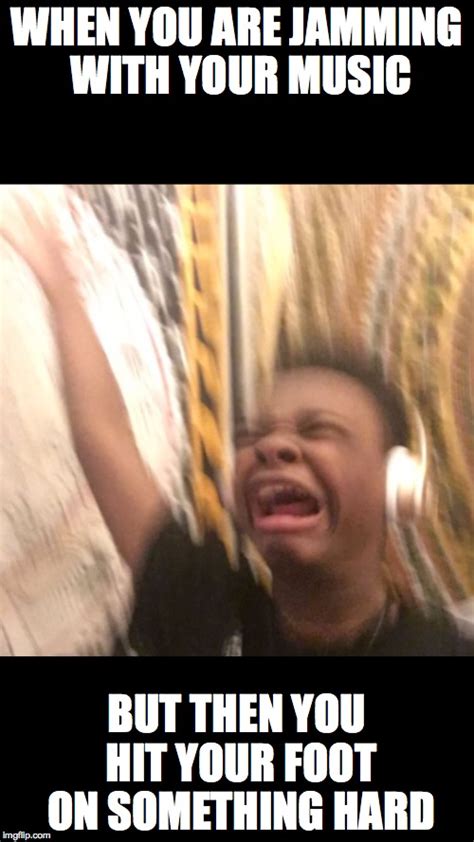 Kid Jamming Out Meme