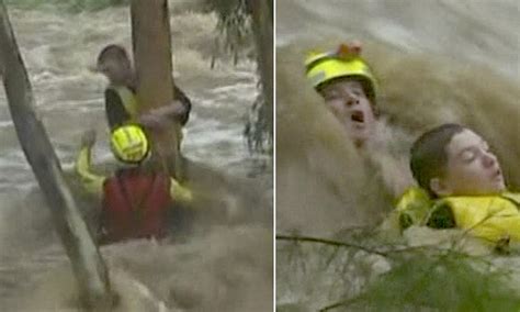 kid swept away in flood