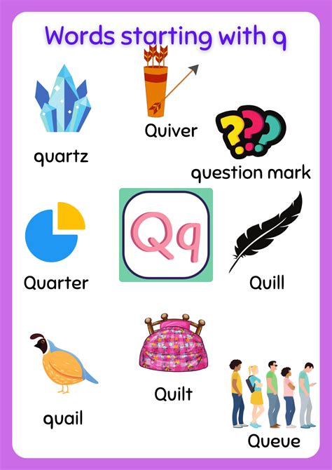 kid words that begin with q
