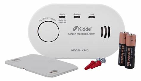 Kidde Carbon Monoxide Alarm End Of Life 5CO Twin Pack 10 Year LED