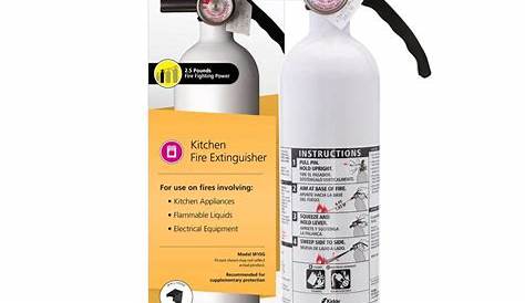 Kidde Kitchen Fire Extinguisher Home Depot UL 711A 21008173N The