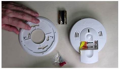 Kidde Smoke Detector Battery Installation Worry Free Hardwire With 10Year