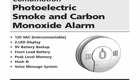 Kidde Smoke Carbon Monoxide Alarm Manual Kn Cosm Ibca